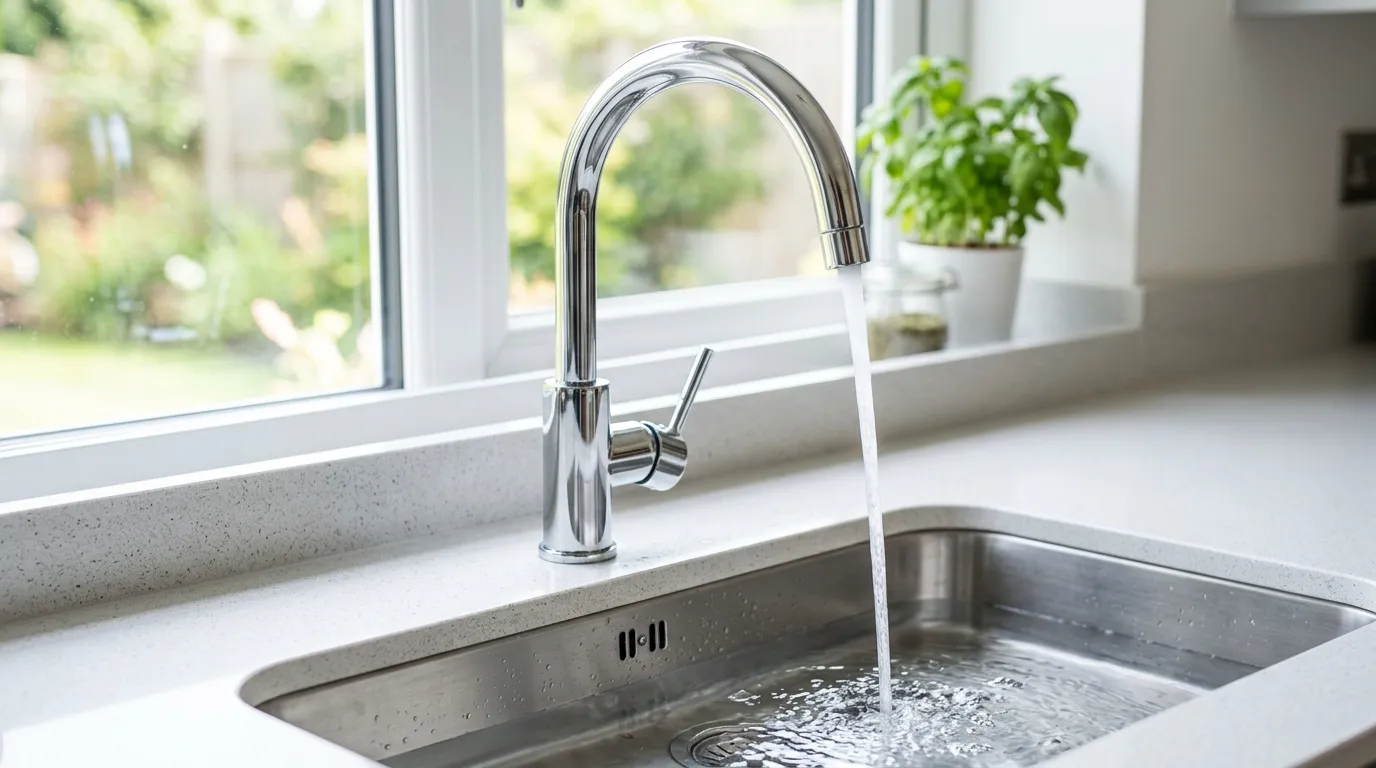 Local Plumbing Master Pros same day plumber fixing a faucet in Ferguson, MO